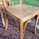 Pair of Baumann bistro chairs