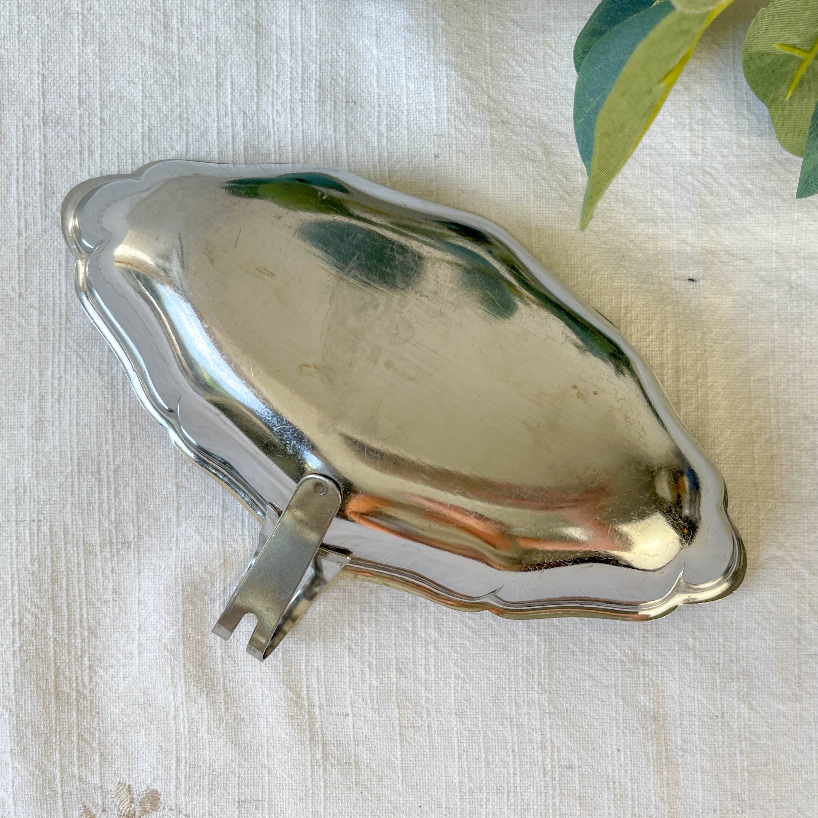 Vintage stainless steel gravy boat from the 70s