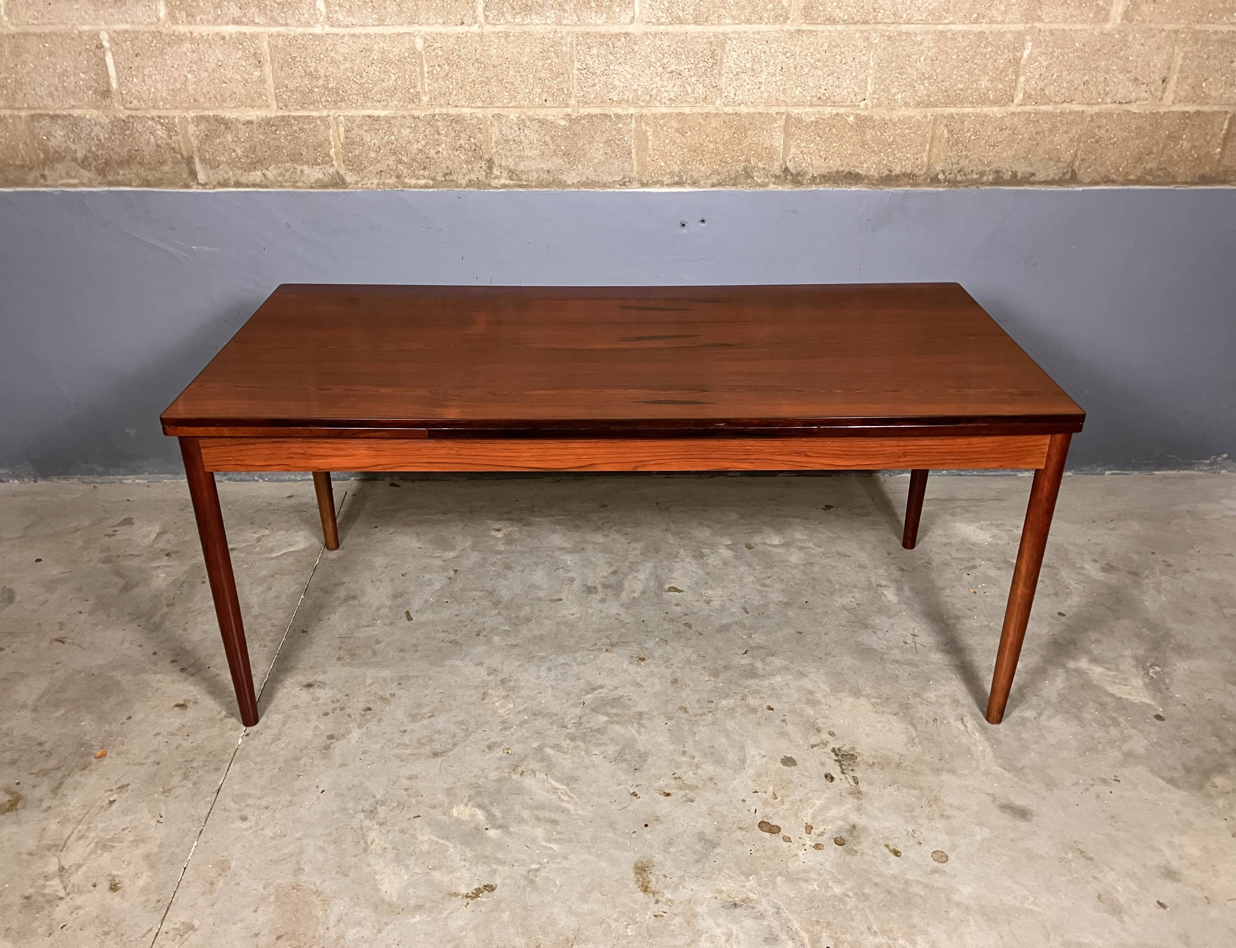 Rosewood dining table XL Mid Century Vintage Dutch Design