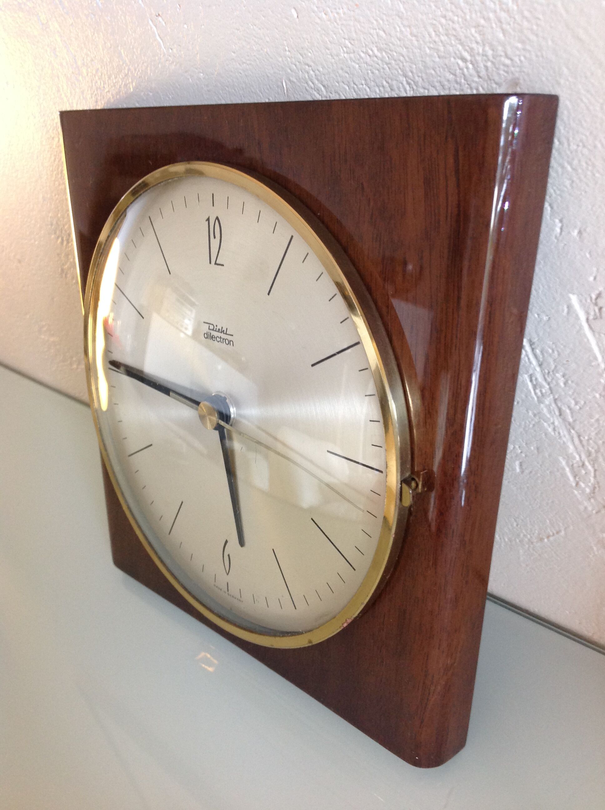 Old wooden clock by Diehl