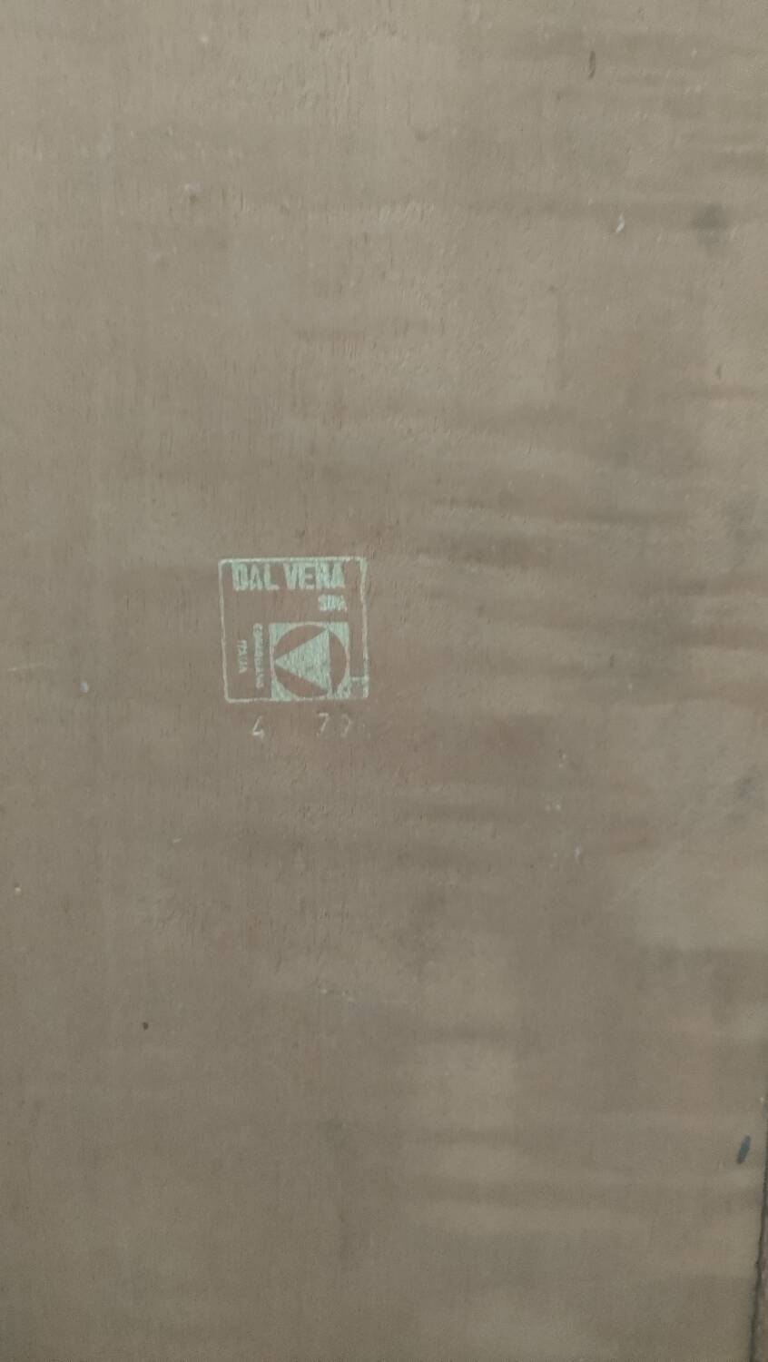 Dal Vera bamboo chest of drawers, Italian design, 70s