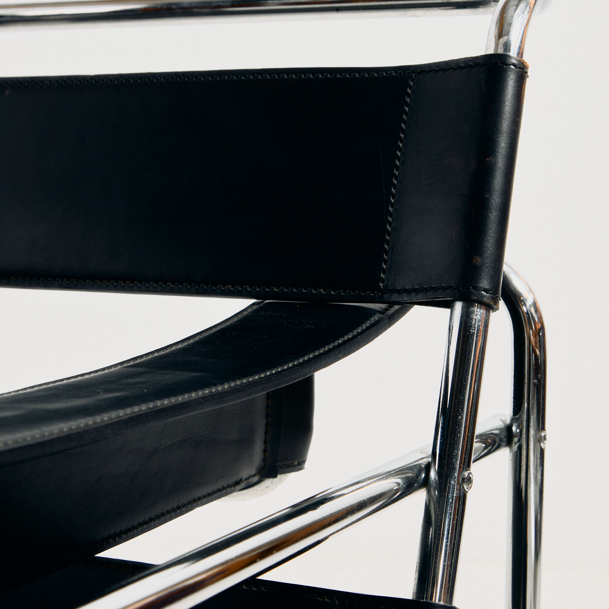 B3 Armchair / Wassily by Marcel Breuer for Gavina