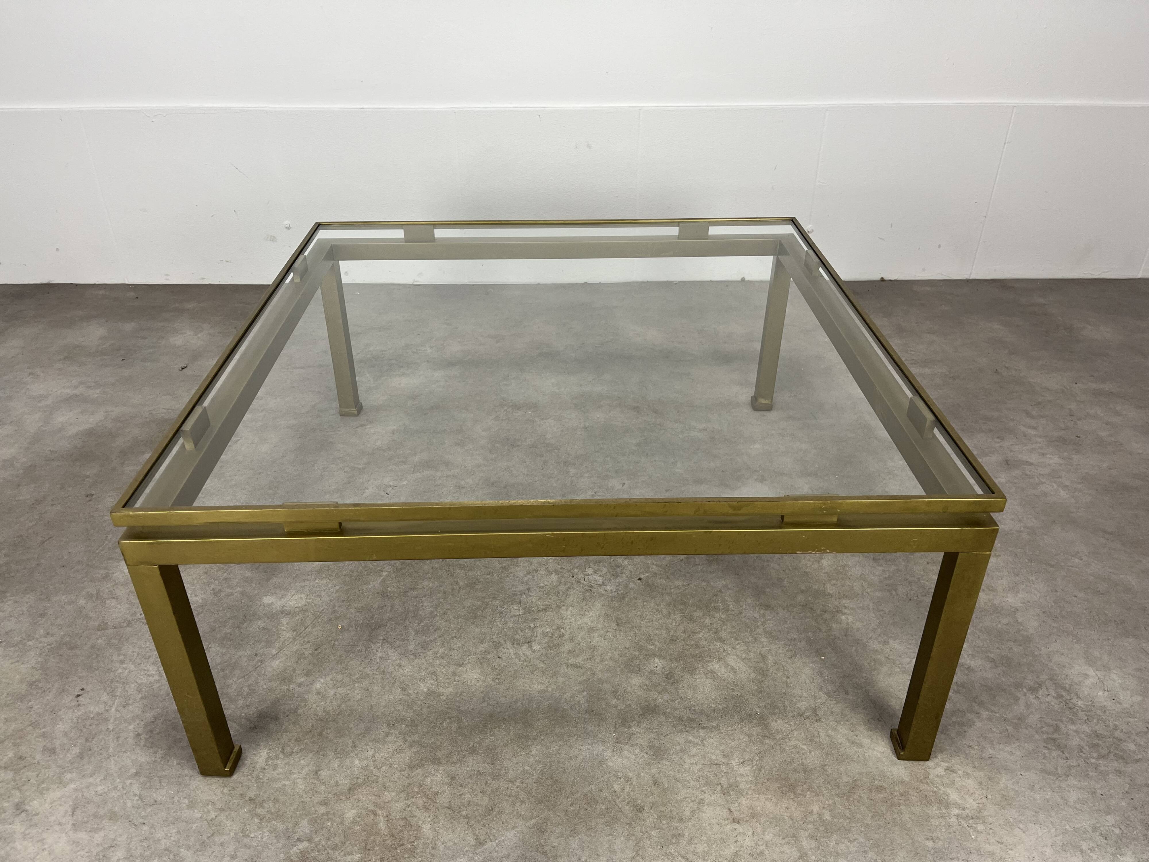 Table basse Guy Lefèvre pour Maison Jansen 1970