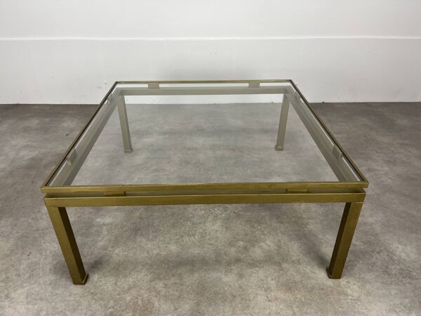 Table basse Guy Lefèvre pour Maison Jansen 1970