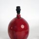 Ceramic lamp foot ox blood