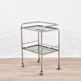 1970s Modernist Chrome Bar Cabinet
