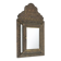 French copper Art Deco wall cabinet with beveled mirror, 1930s
