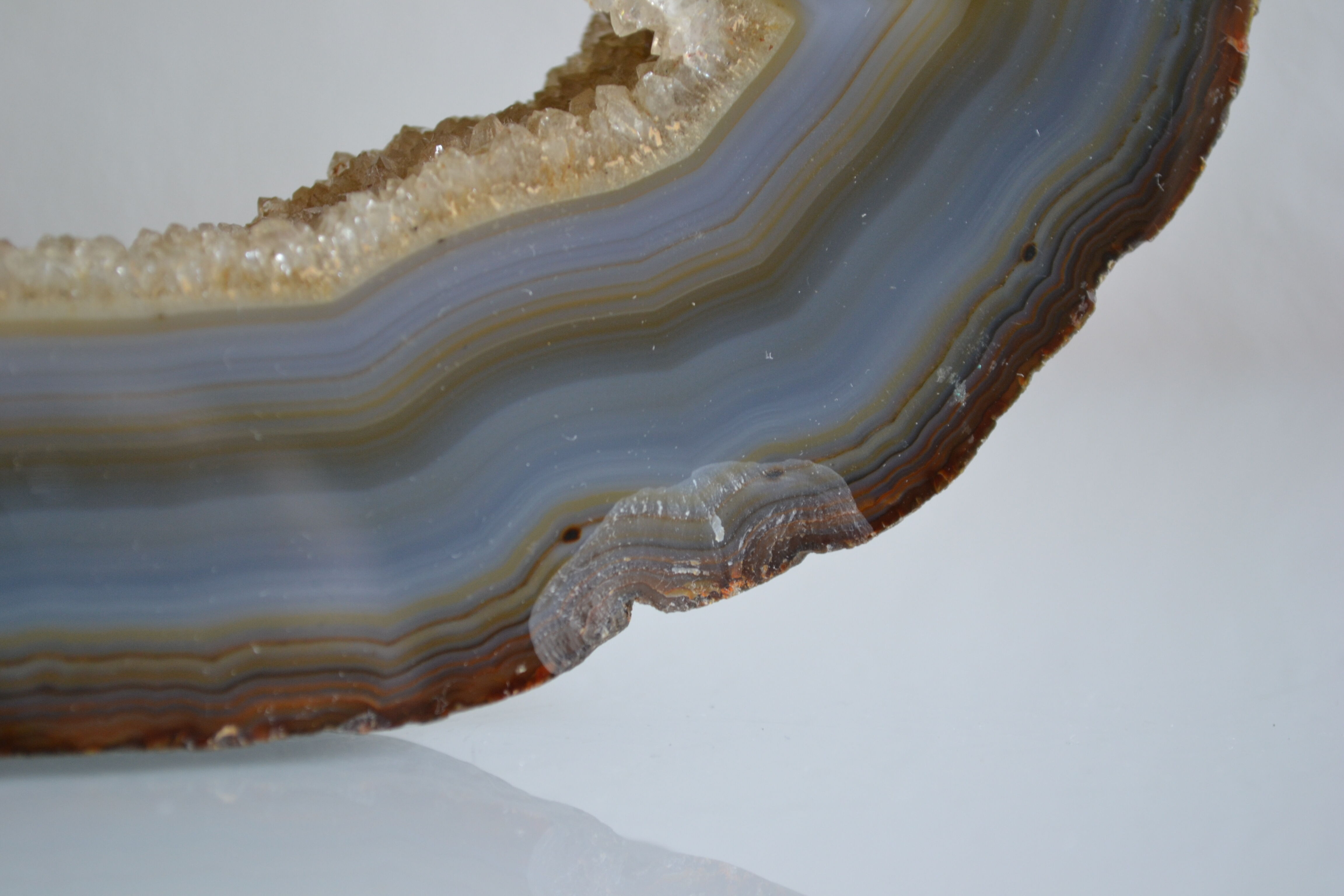 Agate paperweight