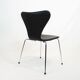 Lot de 4 chaises, seven modèle 3107, conçu par Arne Jacobsen et fabriqué par Fritz Hansen
