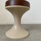 Old vintage plastic tulip stool 1970
