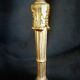 Bronze desk lamp Napoleon III style, crystal tulip, late nineteenth