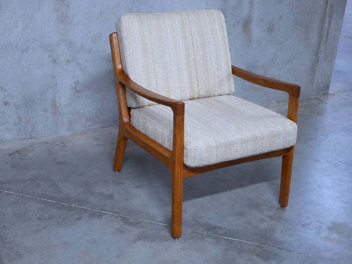 Danish Scandinavian armchair by Ole Wanscher - Vintage 1960