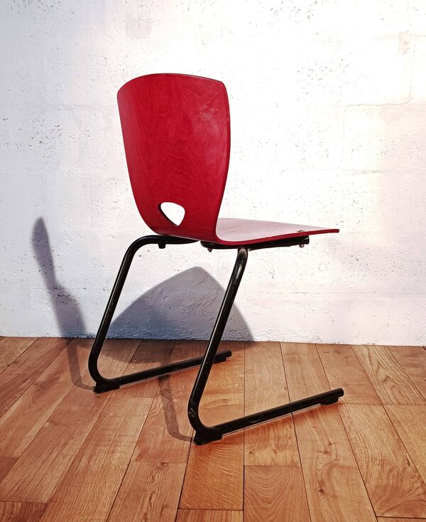 Chaise de cantine vintage