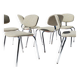 Chaises chrome design Français par Pierre Paulin