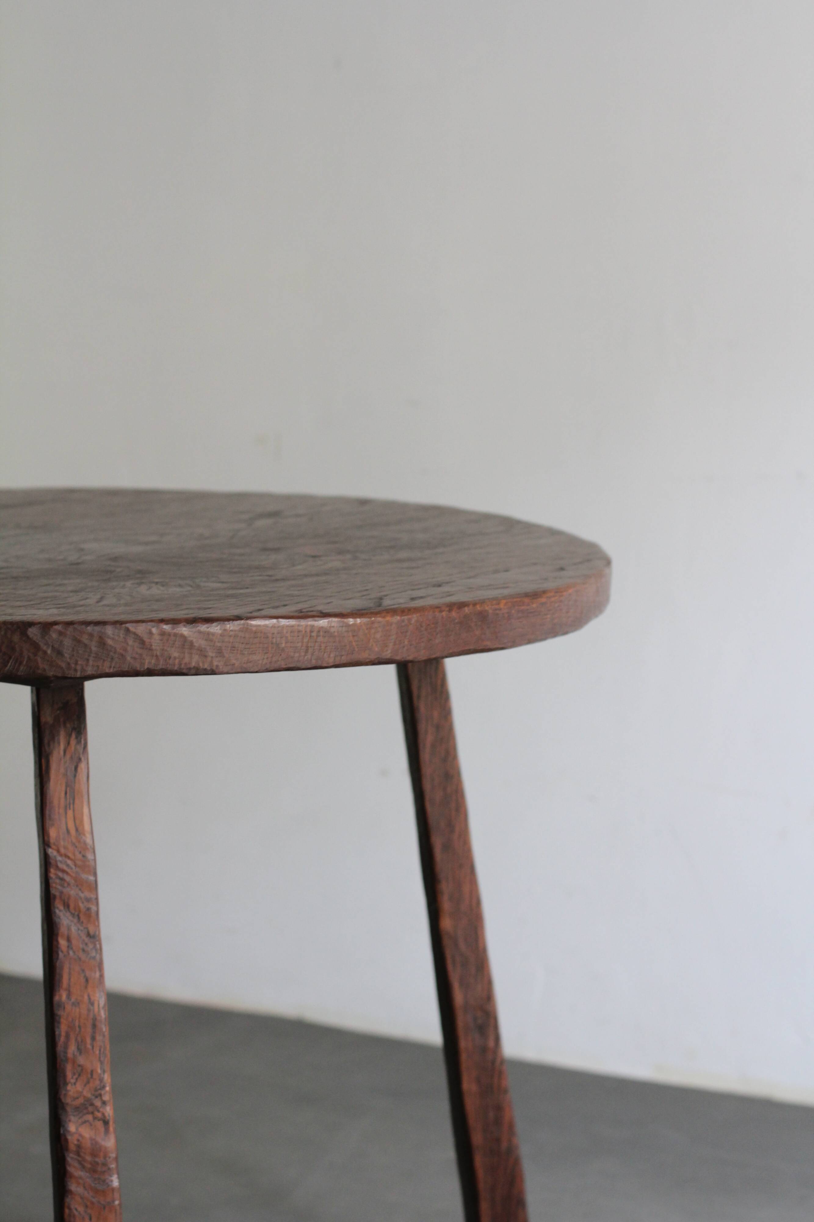 Wabi-sabi wooden table