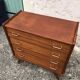 Commode vintage scandinave, pieds compas