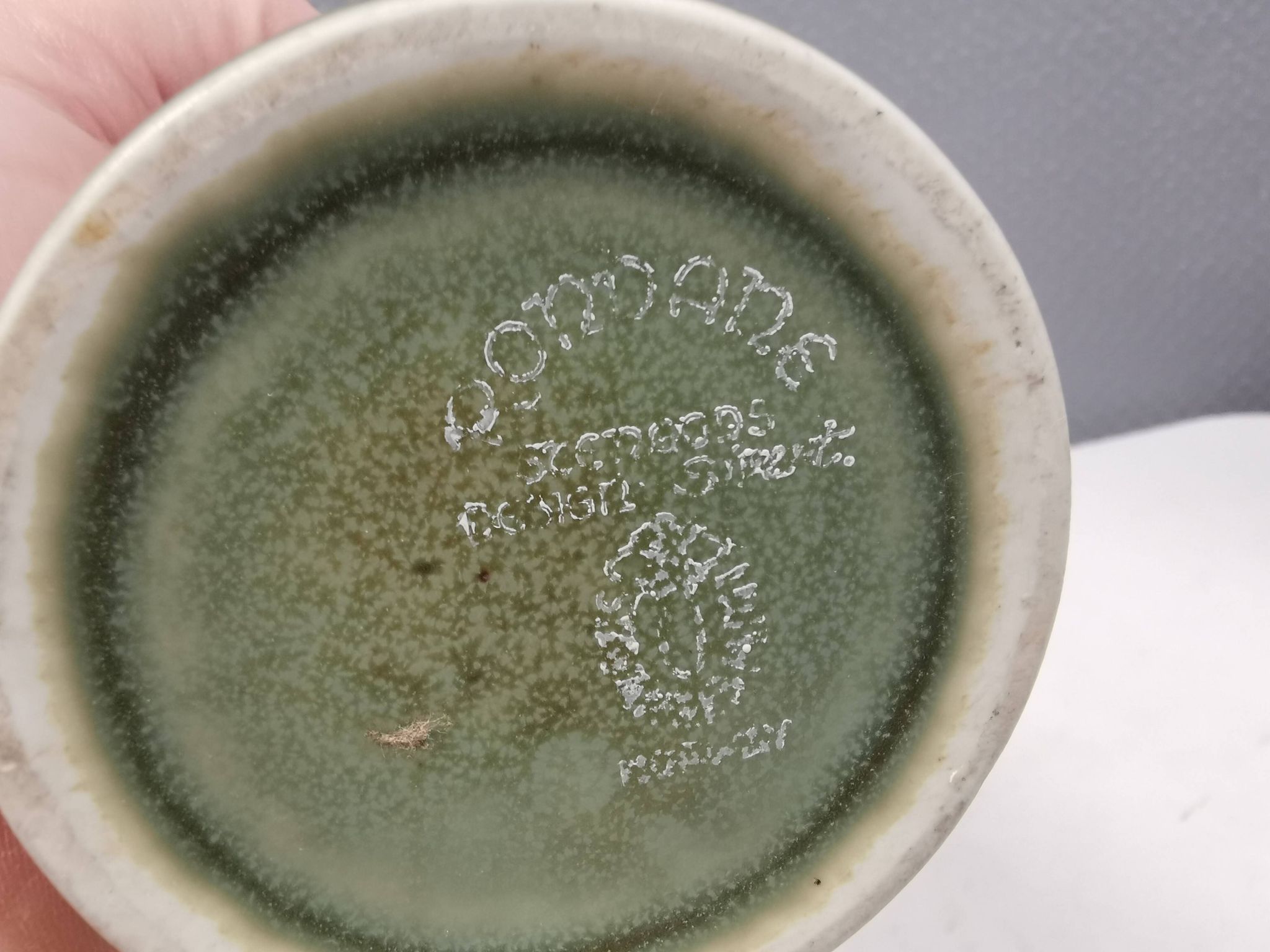 Trio of ceramics, consisting of two vases and a bowl/dish