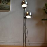 Goffredo Reggiani Lampadaire Eye ball 1970 3 lumières orientables