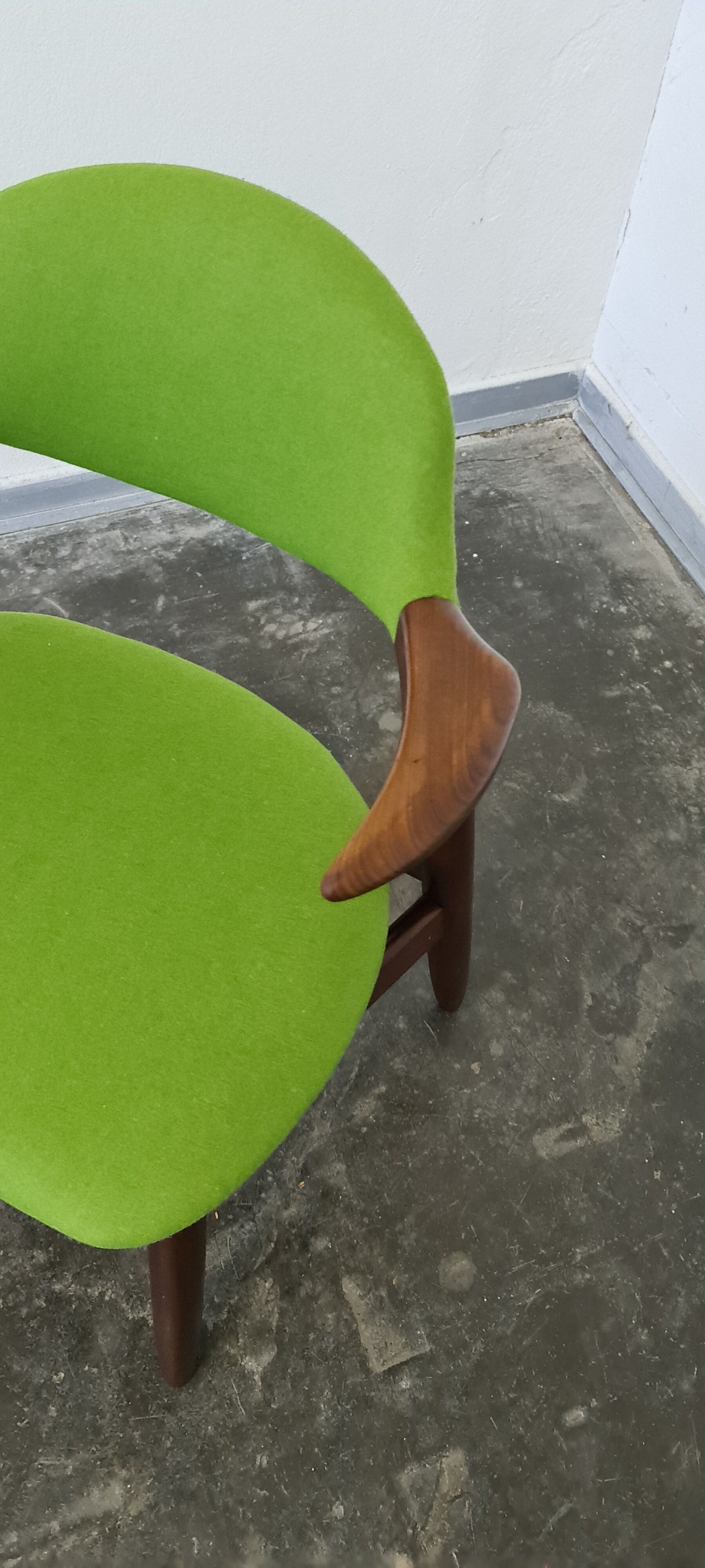 Vintage teak Dutch design dinning chair by Tijsseling for Hulmefa  Nieuwe Pekela