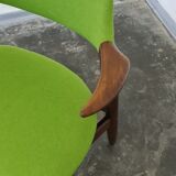 Vintage teak Dutch design dinning chair by Tijsseling for Hulmefa  Nieuwe Pekela