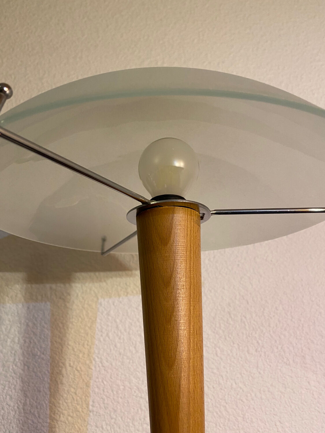 Mushroom lamp Ikea vintage kvintol 1970s