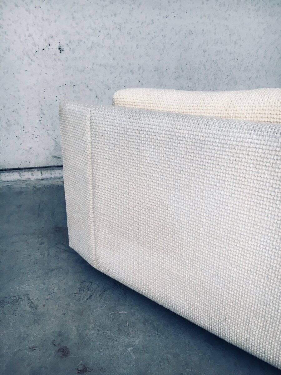 Mid-Century Modern Design Boucle Wool 3-Seater Sofa, 1960s