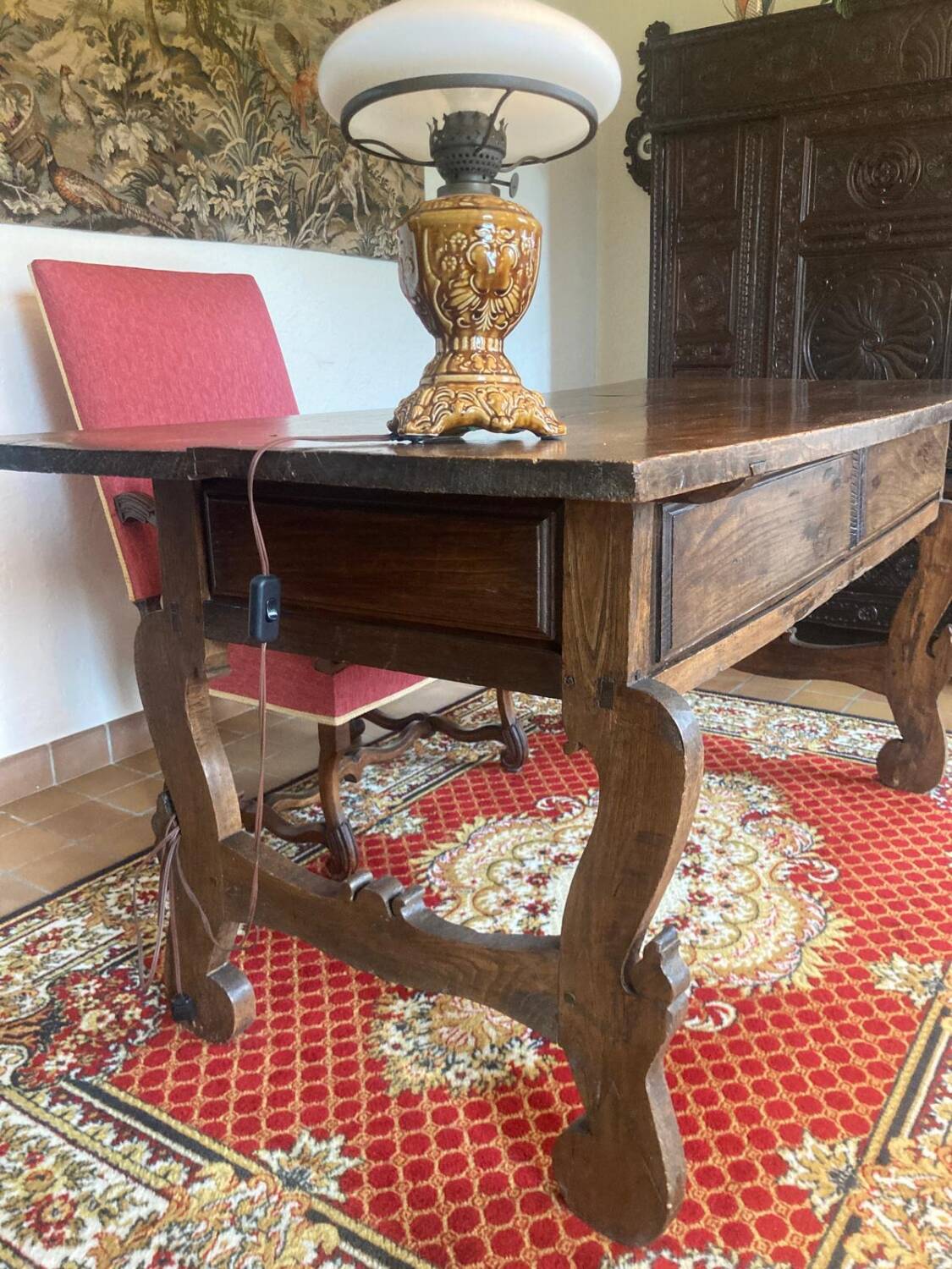 Bureau en châtaignier