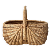 Vintage woven wicker basket