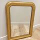 Louis Philippe gilded mirror with gold leaf - 19th century - 72 x 54 cm