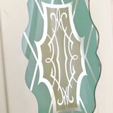 Art Deco mirror toilet cabinet