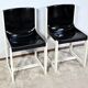 Pair of Lacquered Wooden chairs, signed P.Gautier -1960