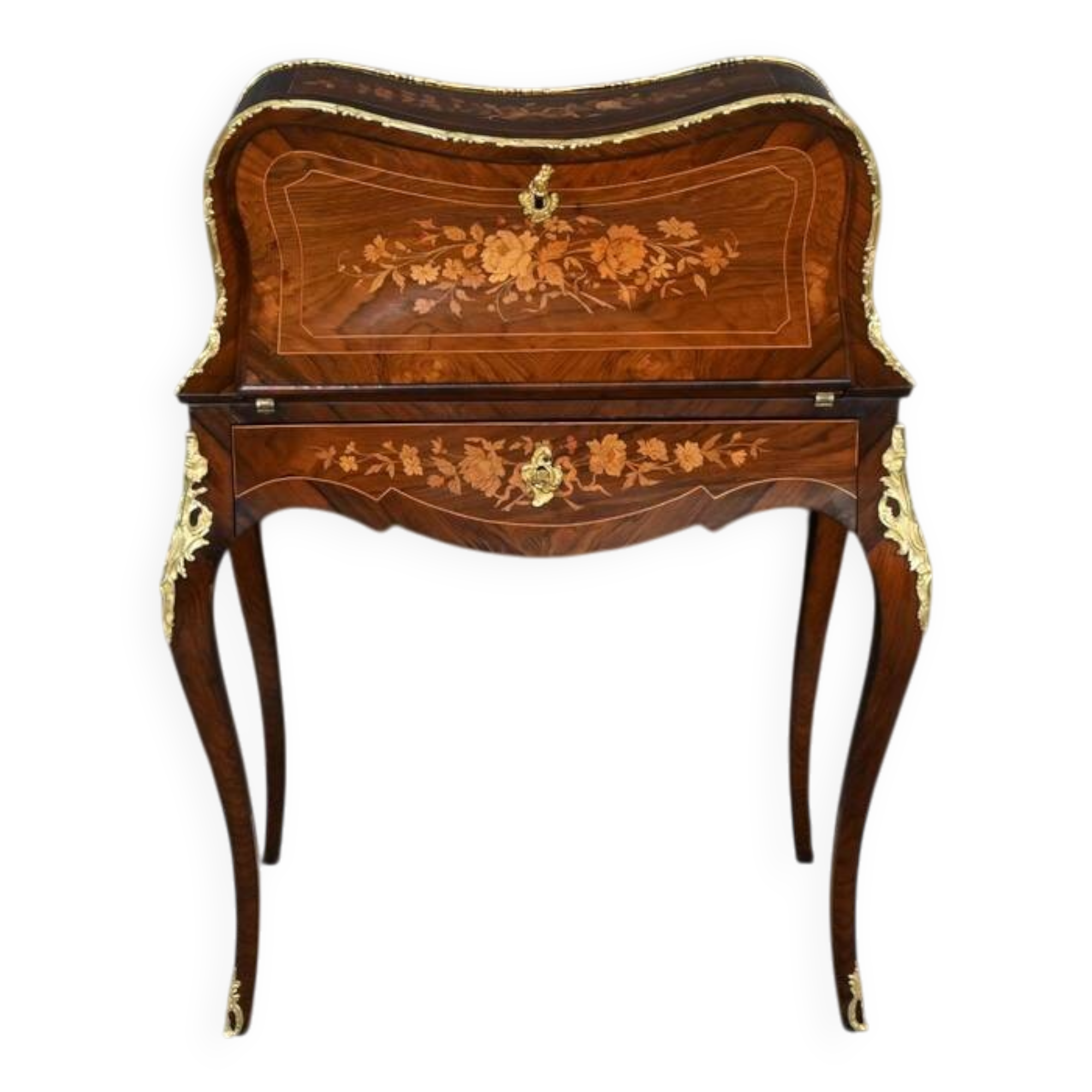 Rosewood Lady's Desk, Louis XV Style – Part 2 of the 19th Century