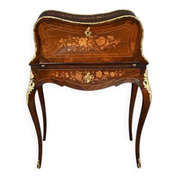 Bureau de Dame en Palissandre, style Louis XV – 2ème Partie XIXe