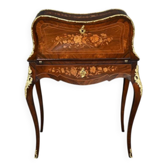 Rosewood Lady's Desk, Louis XV Style – Part 2 of the 19th Century