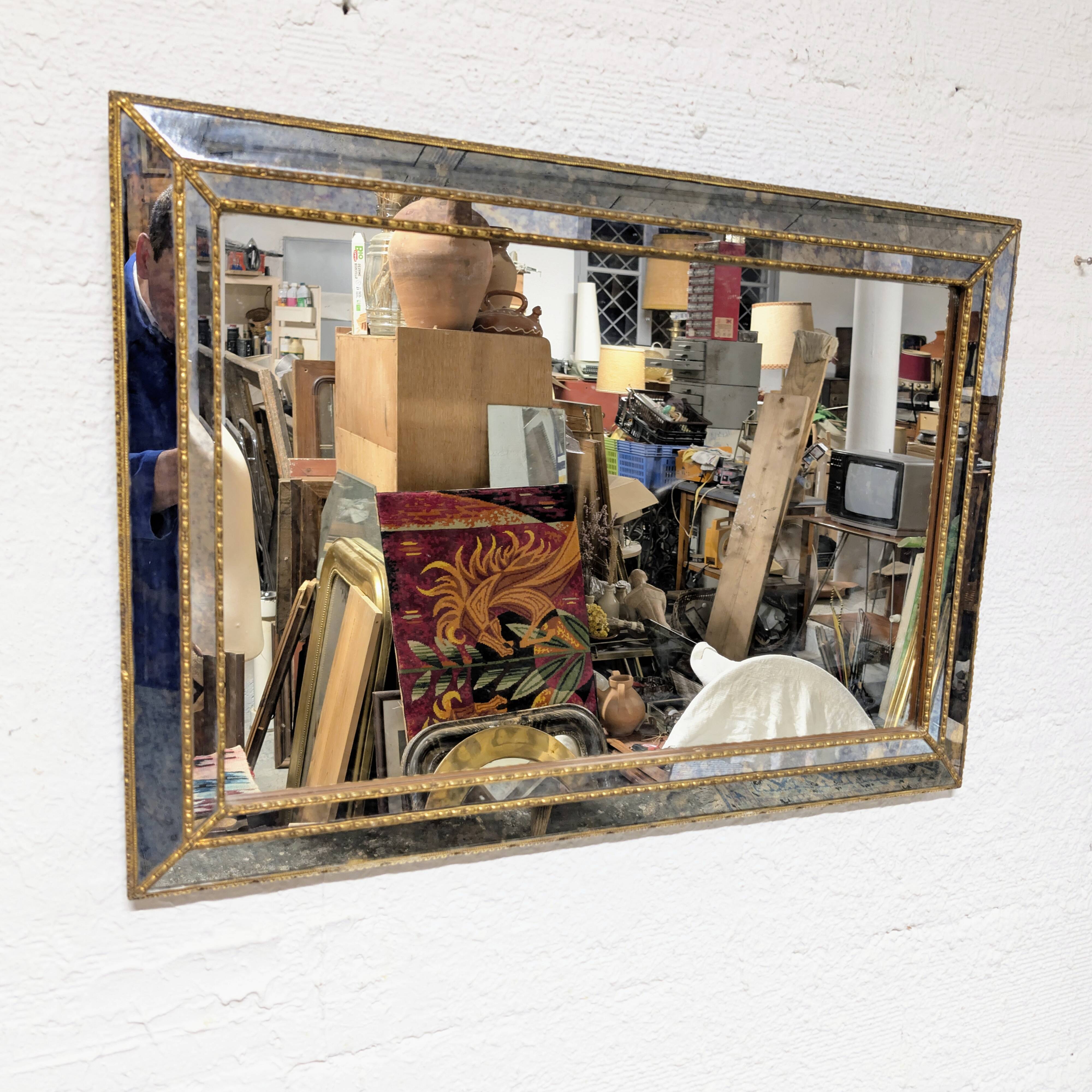 Miroir à parecloses 81x57cm