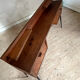 Vintage oak console desk