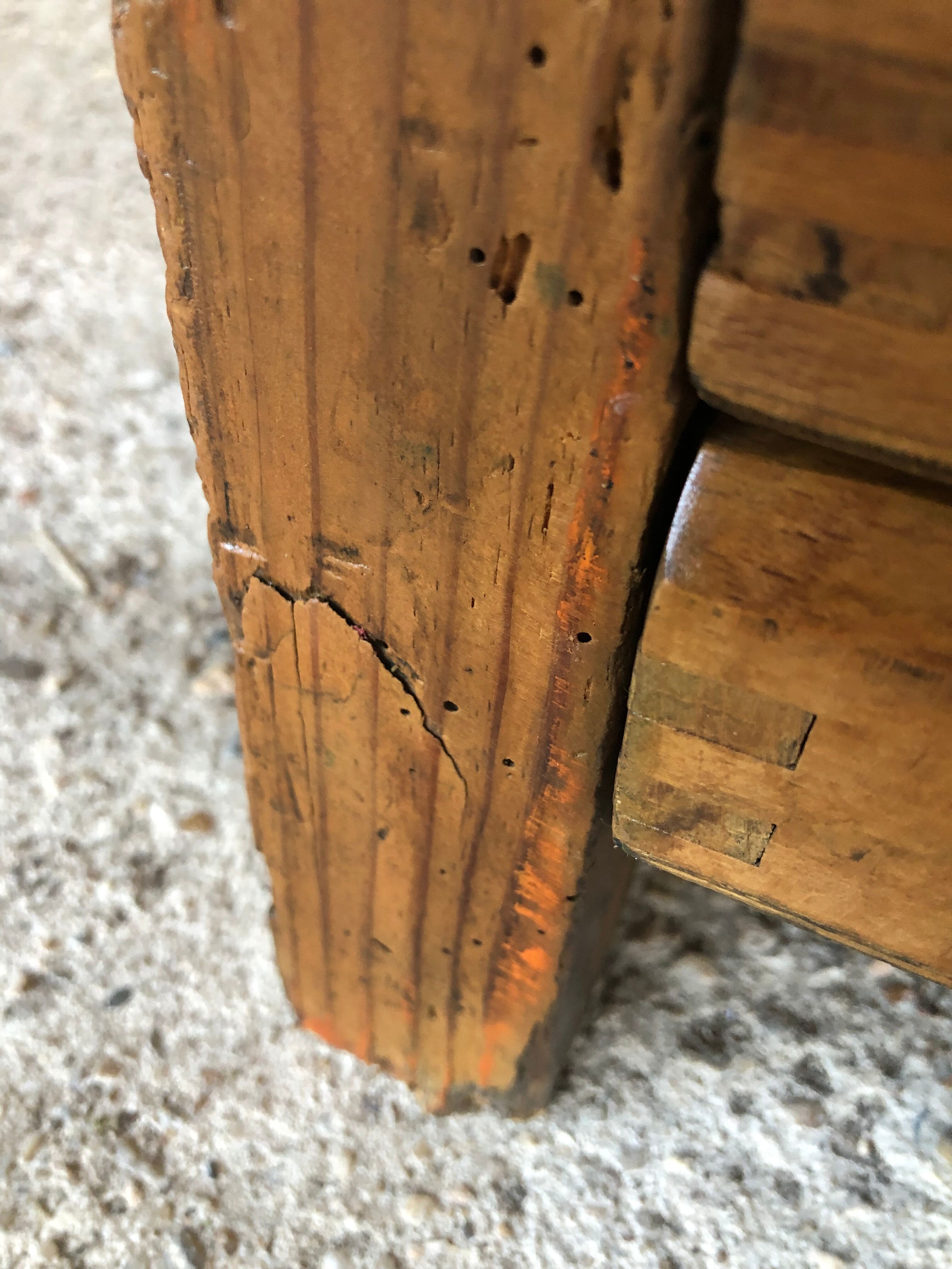 Oak craft cabinet has 13 drawers circa 40's / 50's