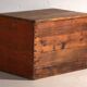 Antique Chinese painted elm wood chest – China, circa 1900