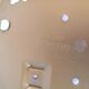 Vintage ceiling lamp in bubbled glass design Profassung 70s - 80s