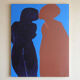 Came closer minimalist canvas painting