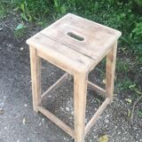 Wooden workshop stool