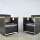 CASTELIJN / vintage easy chair “the box” / Mazairac & Boonzaaijer  / 1980s