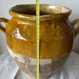 Large confit pot, salt cellar, late 19th century