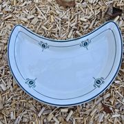 Salad plates in croissant English earthenware