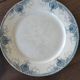 5 ironstone plates from Sarreguemines