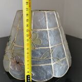 Mother-of-pearl and brass lampshade