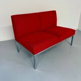 Vintage 2-seater sofa from the 70s, Artifort design, red