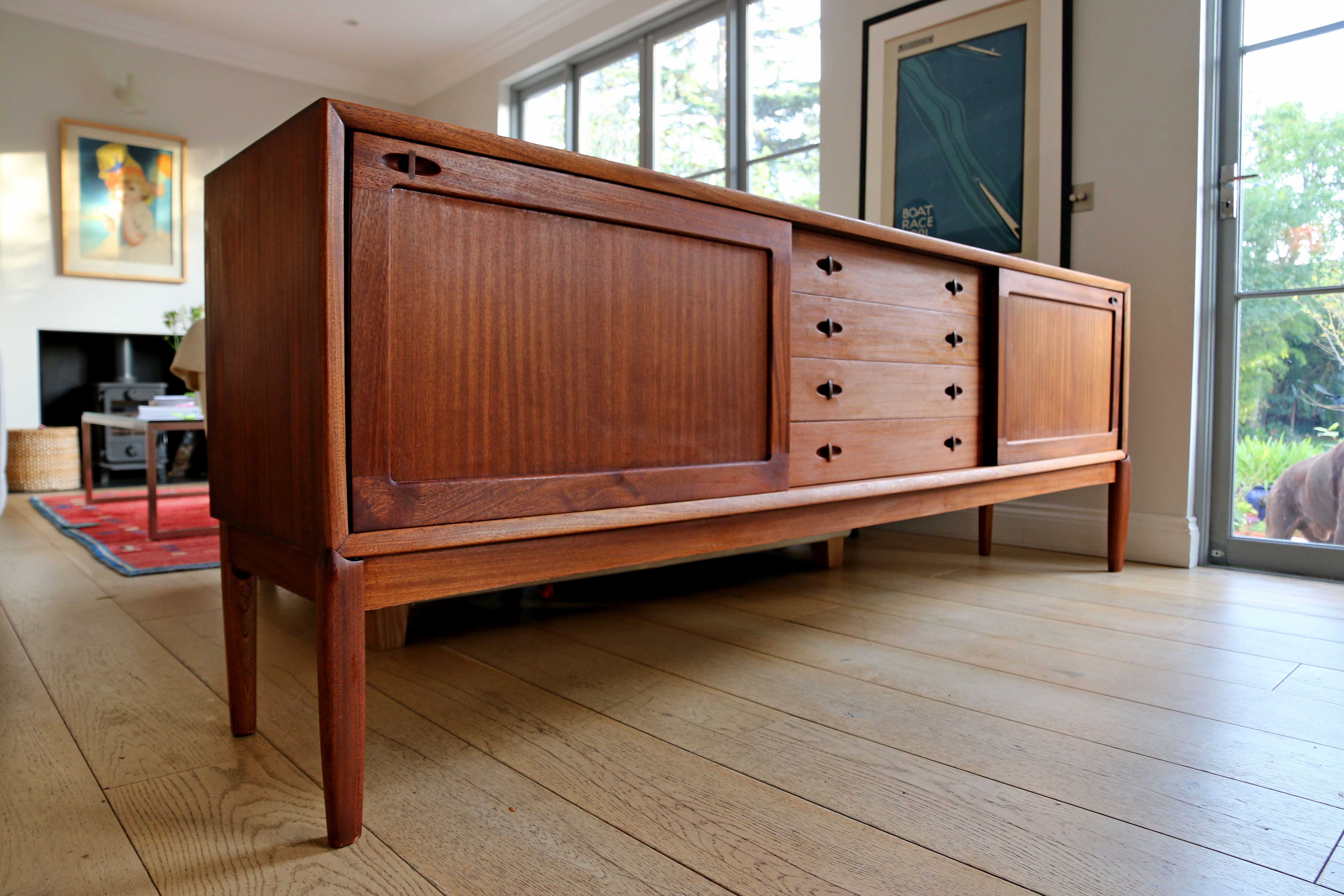 Danish sideboard by H.W Klein for Bramin in teak, 1960s