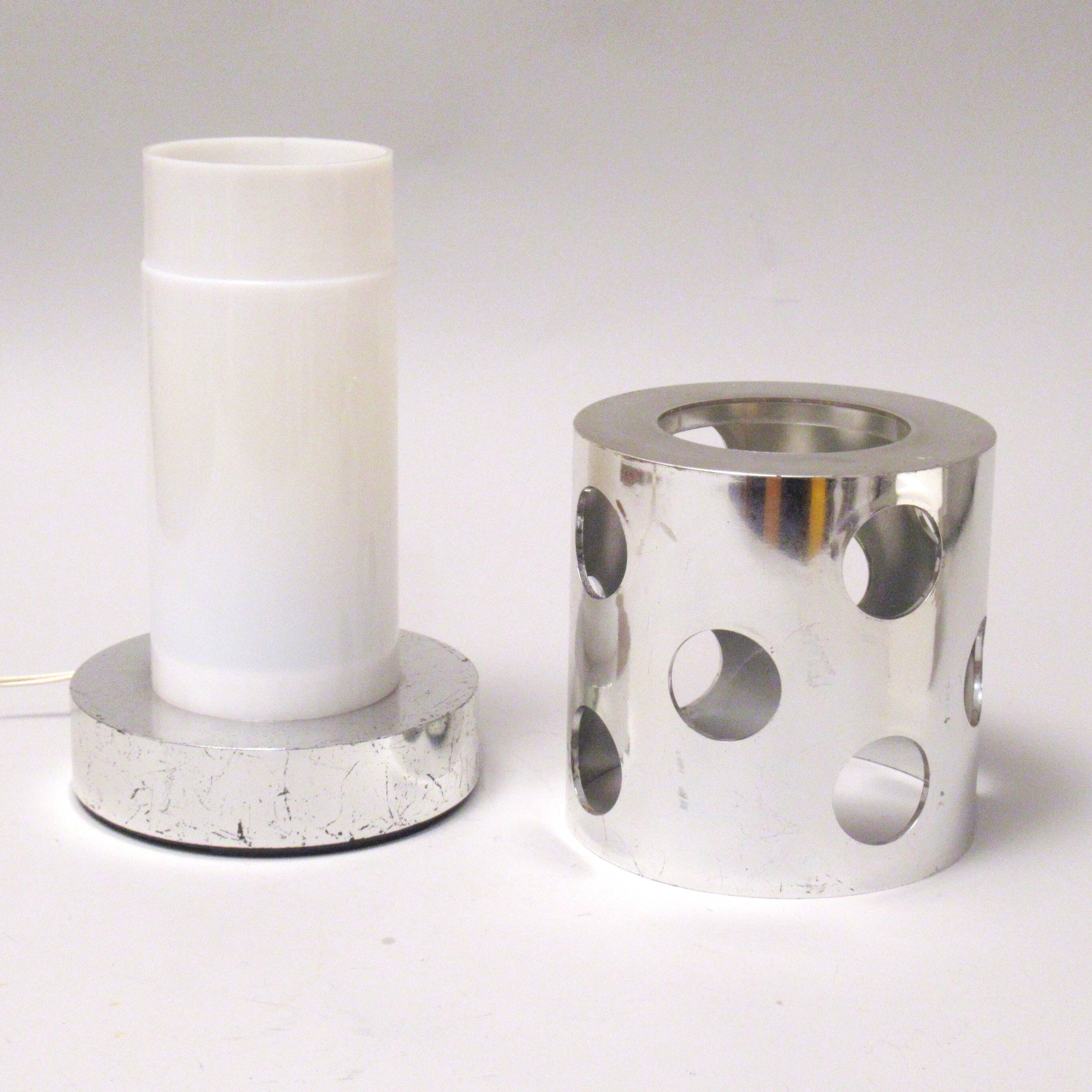 Chrome lamp Marina Malabotti 1970s