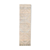 3x11 faded scandinavian vintage runner rug, 335x90cm